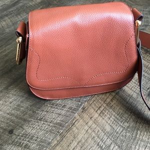 Brown Leather Shoulder Bag Vince Camuto Purse